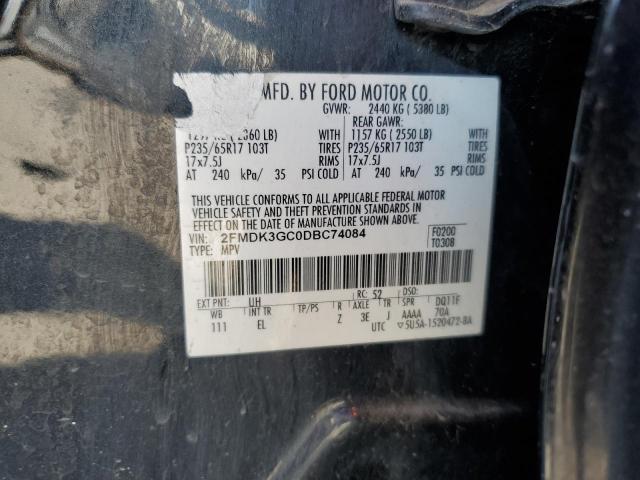 Photo 11 VIN: 2FMDK3GC0DBC74084 - FORD EDGE SE 