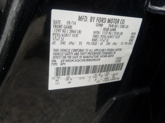 Photo 9 VIN: 2FMDK3GC0EBB29029 - FORD EDGE SE 