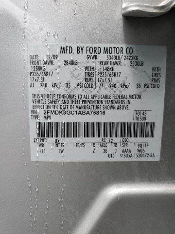 Photo 11 VIN: 2FMDK3GC1ABA75816 - FORD EDGE 