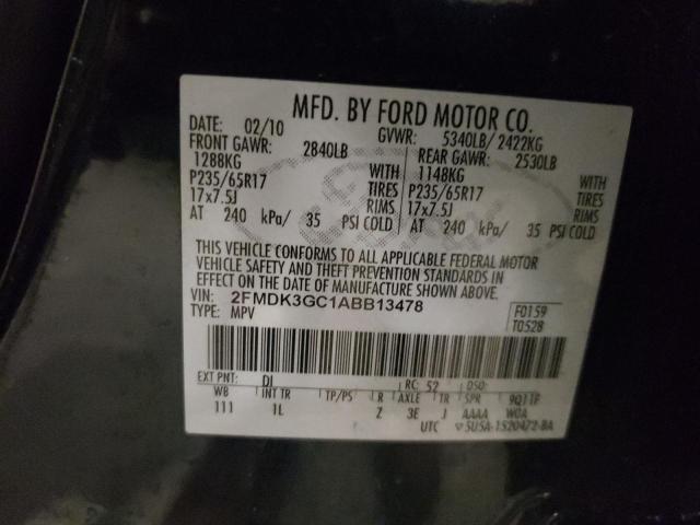 Photo 12 VIN: 2FMDK3GC1ABB13478 - FORD EDGE SE 