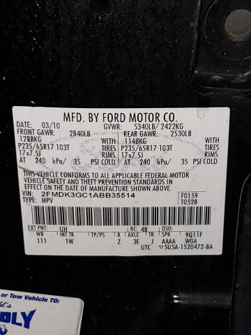 Photo 12 VIN: 2FMDK3GC1ABB35514 - FORD EDGE SE 