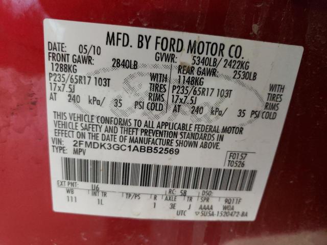 Photo 12 VIN: 2FMDK3GC1ABB52569 - FORD EDGE SE 