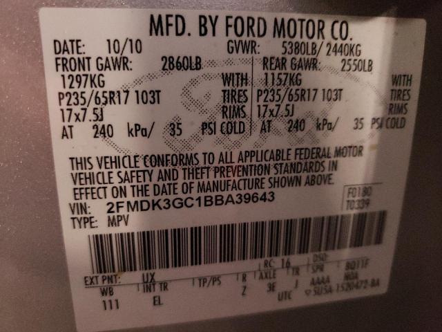 Photo 12 VIN: 2FMDK3GC1BBA39643 - FORD EDGE SE 