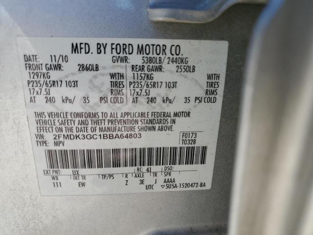 Photo 12 VIN: 2FMDK3GC1BBA64803 - FORD EDGE SE 