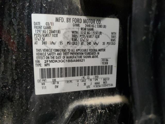 Photo 11 VIN: 2FMDK3GC1BBA98921 - FORD EDGE 