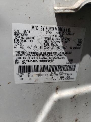 Photo 13 VIN: 2FMDK3GC1BBB58695 - FORD EDGE 