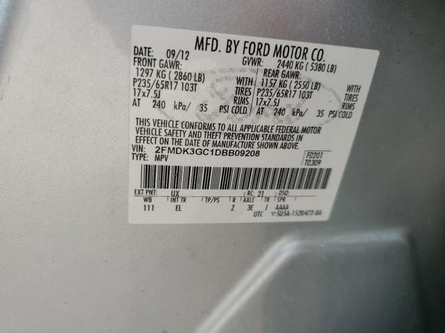 Photo 13 VIN: 2FMDK3GC1DBB09208 - FORD EDGE SE 