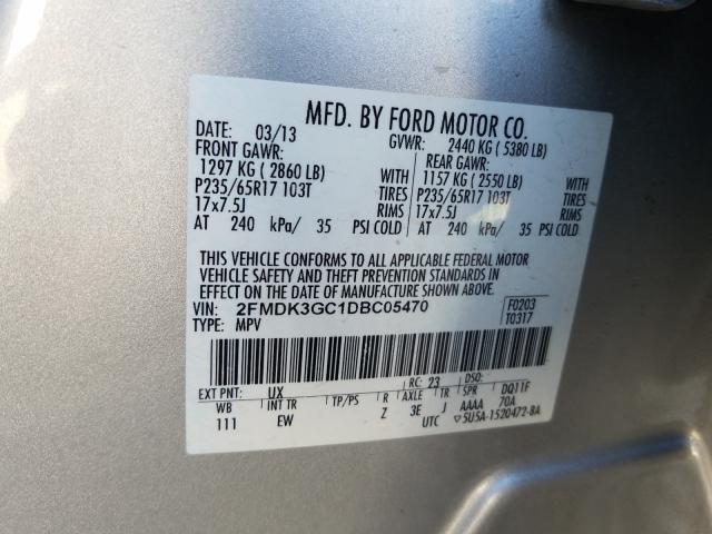 Photo 9 VIN: 2FMDK3GC1DBC05470 - FORD EDGE SE 