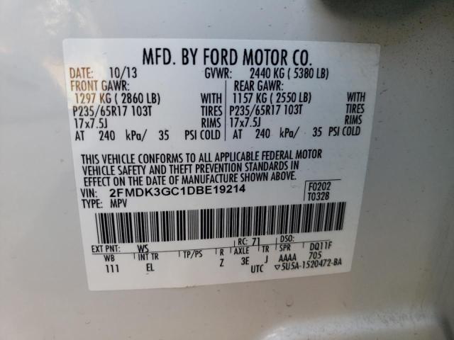 Photo 13 VIN: 2FMDK3GC1DBE19214 - FORD EDGE SE 