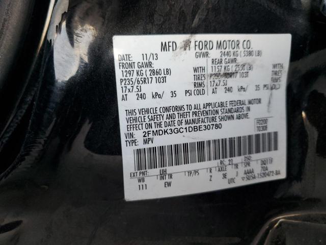 Photo 12 VIN: 2FMDK3GC1DBE30780 - FORD EDGE 