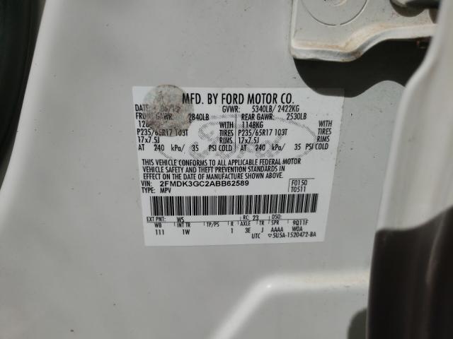 Photo 9 VIN: 2FMDK3GC2ABB62589 - FORD EDGE SE 