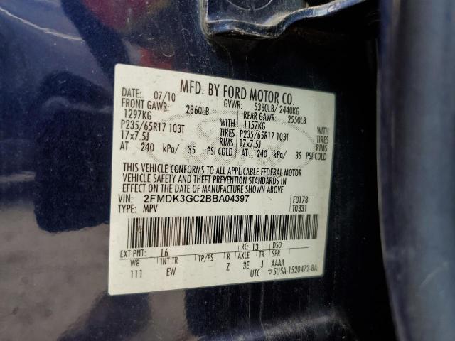 Photo 13 VIN: 2FMDK3GC2BBA04397 - FORD EDGE SE 