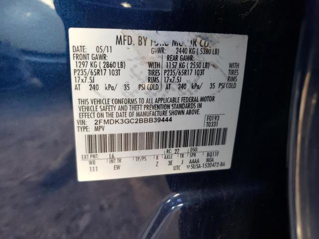 Photo 13 VIN: 2FMDK3GC2BBB39444 - FORD EDGE SE 