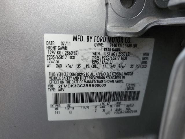 Photo 9 VIN: 2FMDK3GC2BBB66000 - FORD EDGE SE 