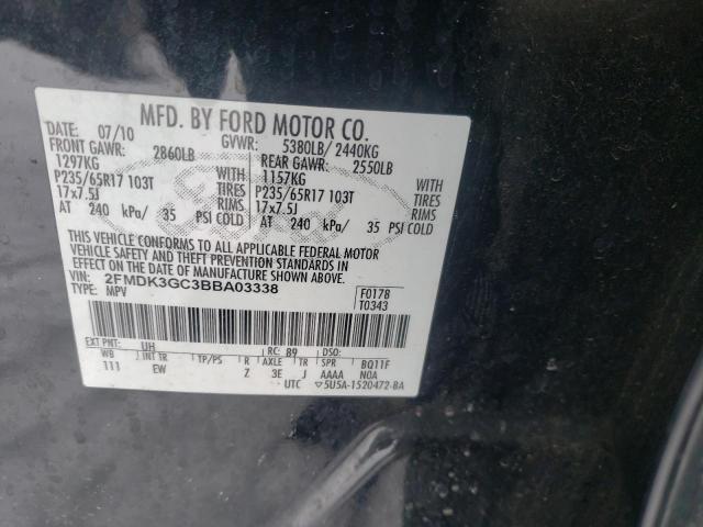 Photo 9 VIN: 2FMDK3GC3BBA03338 - FORD EDGE SE 