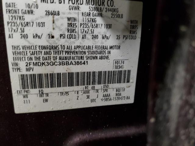 Photo 13 VIN: 2FMDK3GC3BBA38641 - FORD EDGE 