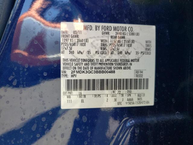 Photo 11 VIN: 2FMDK3GC3BBB00488 - FORD EDGE 