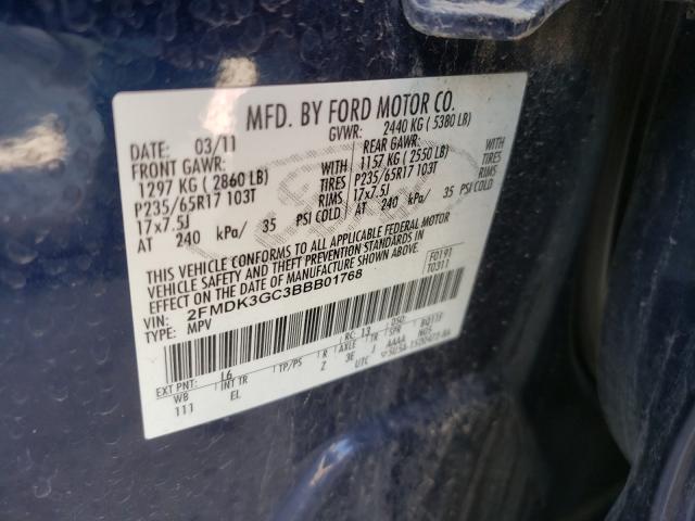 Photo 9 VIN: 2FMDK3GC3BBB01768 - FORD EDGE SE 