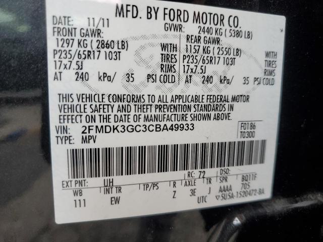 Photo 12 VIN: 2FMDK3GC3CBA49933 - FORD EDGE SE 