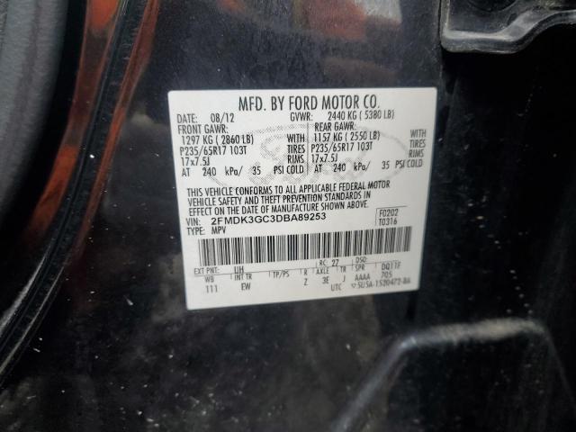 Photo 12 VIN: 2FMDK3GC3DBA89253 - FORD EDGE SE 