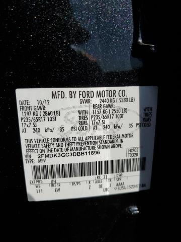 Photo 12 VIN: 2FMDK3GC3DBB11896 - FORD EDGE SE 