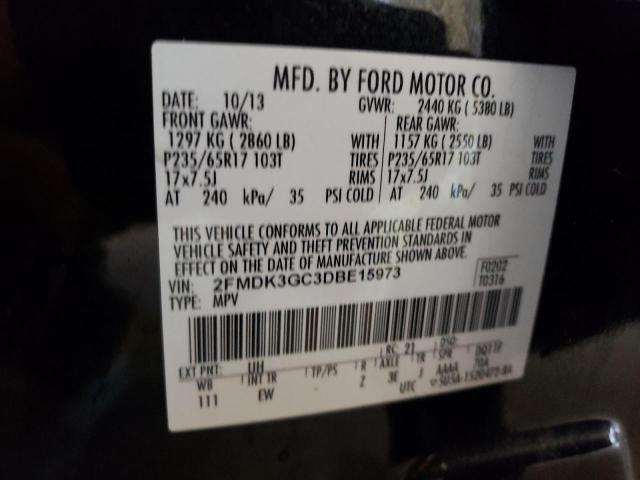 Photo 9 VIN: 2FMDK3GC3DBE15973 - FORD EDGE SE 