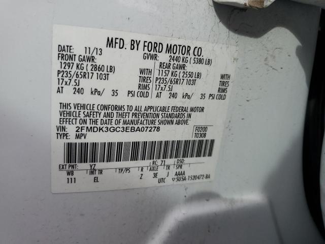 Photo 11 VIN: 2FMDK3GC3EBA07278 - FORD EDGE 