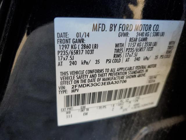 Photo 11 VIN: 2FMDK3GC3EBA30706 - FORD EDGE 