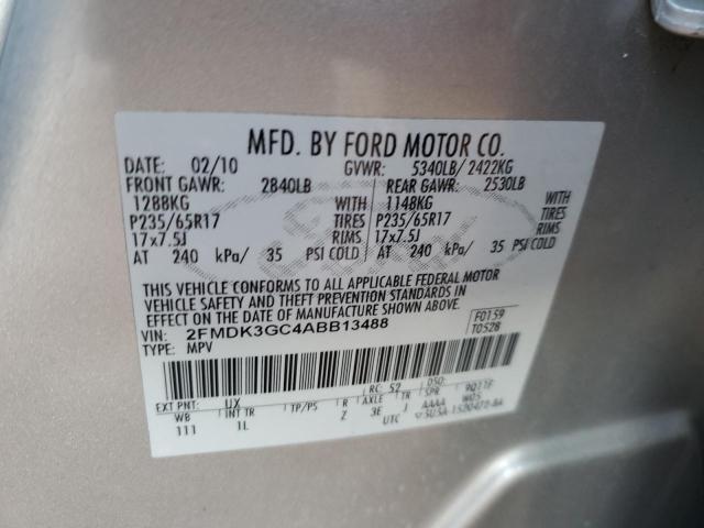 Photo 12 VIN: 2FMDK3GC4ABB13488 - FORD EDGE 