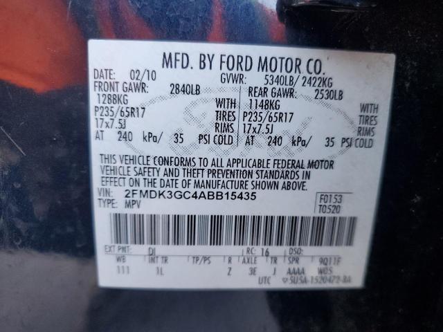 Photo 12 VIN: 2FMDK3GC4ABB15435 - FORD EDGE SE 