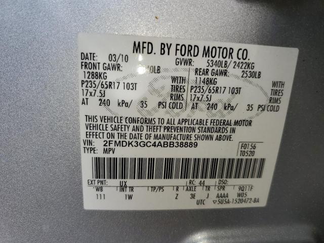 Photo 12 VIN: 2FMDK3GC4ABB38889 - FORD EDGE 