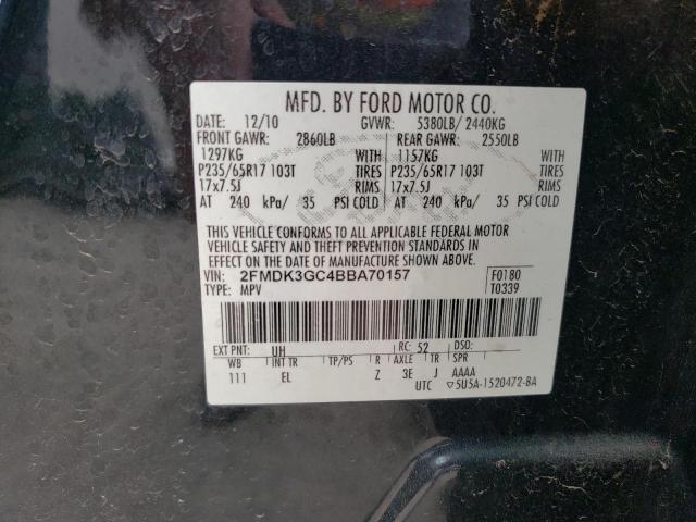 Photo 11 VIN: 2FMDK3GC4BBA70157 - FORD EDGE 