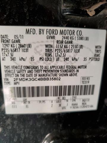 Photo 11 VIN: 2FMDK3GC4BBB35802 - FORD EDGE SE 