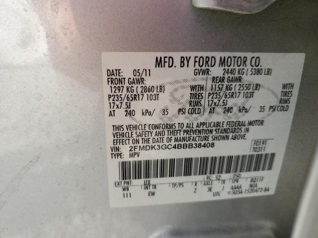 Photo 13 VIN: 2FMDK3GC4BBB38408 - FORD EDGE 