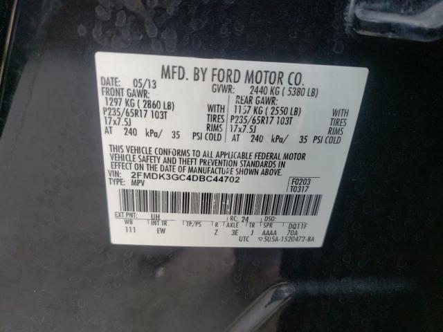 Photo 9 VIN: 2FMDK3GC4DBC44702 - FORD EDGE SE 