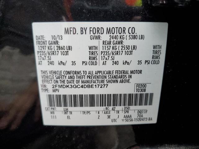 Photo 12 VIN: 2FMDK3GC4DBE17277 - FORD EDGE 