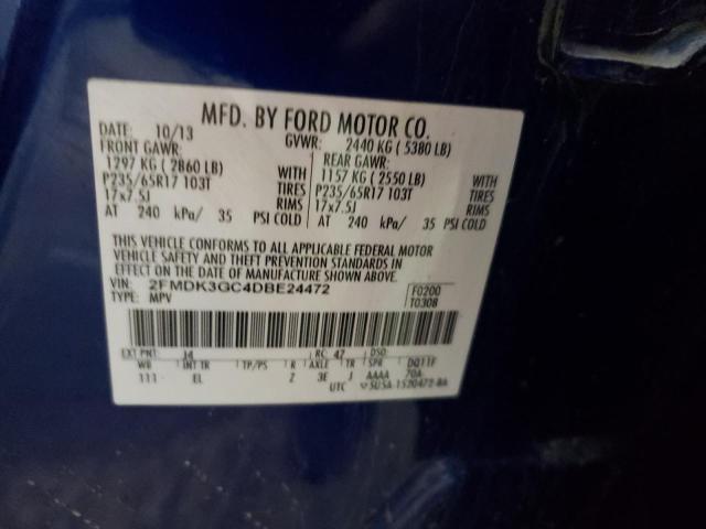 Photo 12 VIN: 2FMDK3GC4DBE24472 - FORD EDGE SE 