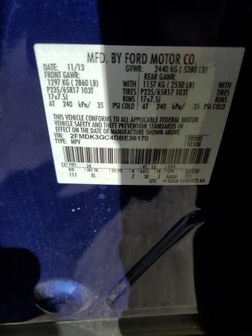 Photo 9 VIN: 2FMDK3GC4DBE36170 - FORD EDGE SE 