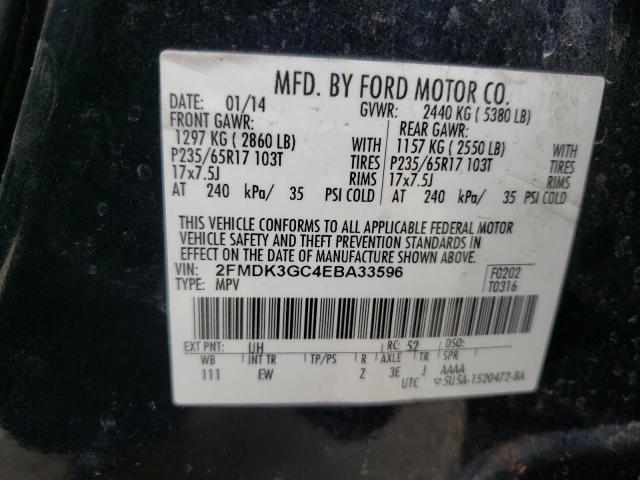 Photo 13 VIN: 2FMDK3GC4EBA33596 - FORD EDGE 