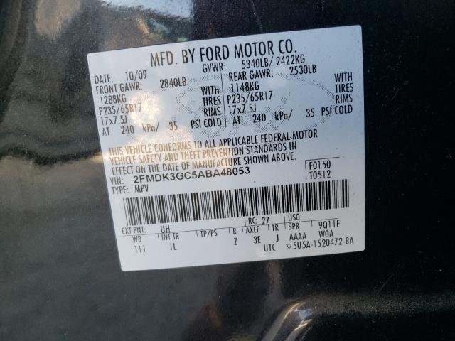 Photo 9 VIN: 2FMDK3GC5ABA48053 - FORD EDGE SE 