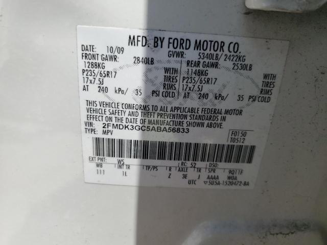 Photo 12 VIN: 2FMDK3GC5ABA56833 - FORD EDGE SE 