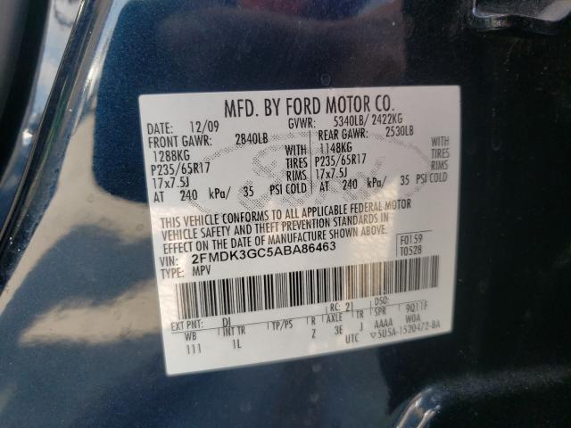 Photo 9 VIN: 2FMDK3GC5ABA86463 - FORD EDGE SE 