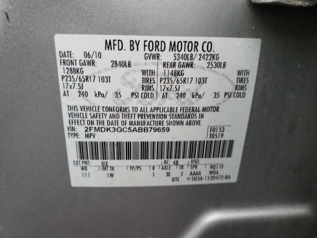 Photo 12 VIN: 2FMDK3GC5ABB79659 - FORD EDGE SE 