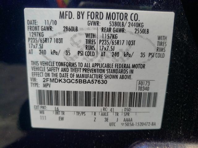 Photo 9 VIN: 2FMDK3GC5BBA57630 - FORD EDGE SE 