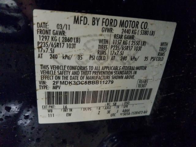 Photo 9 VIN: 2FMDK3GC5BBB11279 - FORD EDGE SE 