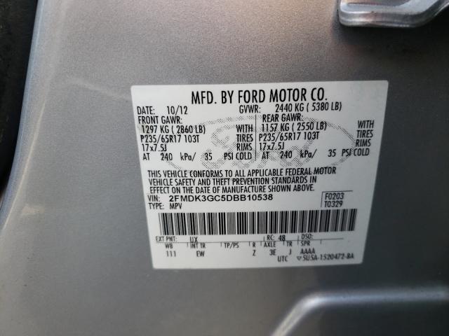 Photo 9 VIN: 2FMDK3GC5DBB10538 - FORD EDGE SE 