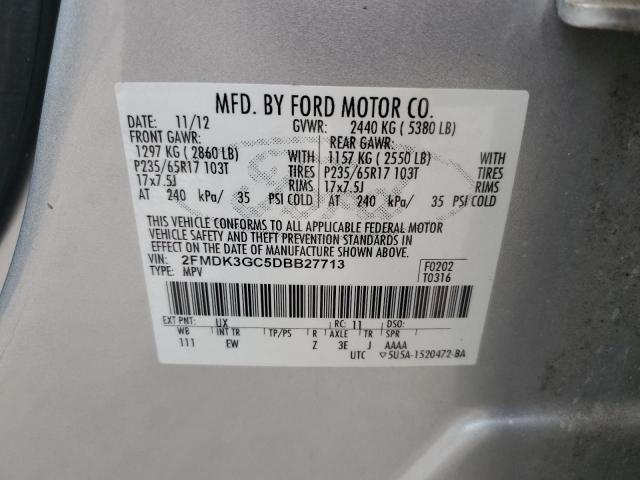 Photo 12 VIN: 2FMDK3GC5DBB27713 - FORD EDGE SE 