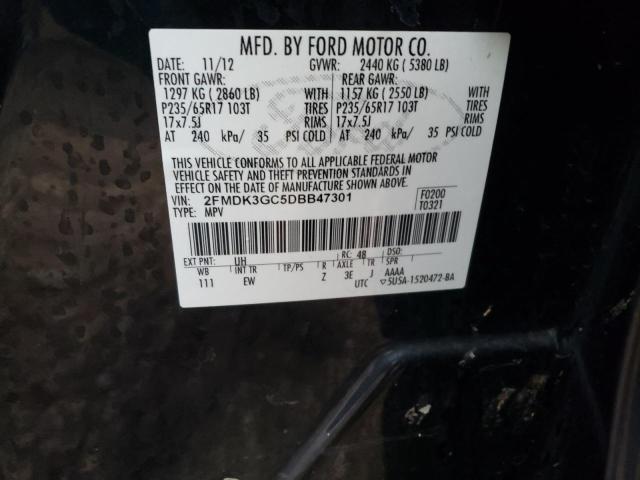 Photo 13 VIN: 2FMDK3GC5DBB47301 - FORD EDGE SE 