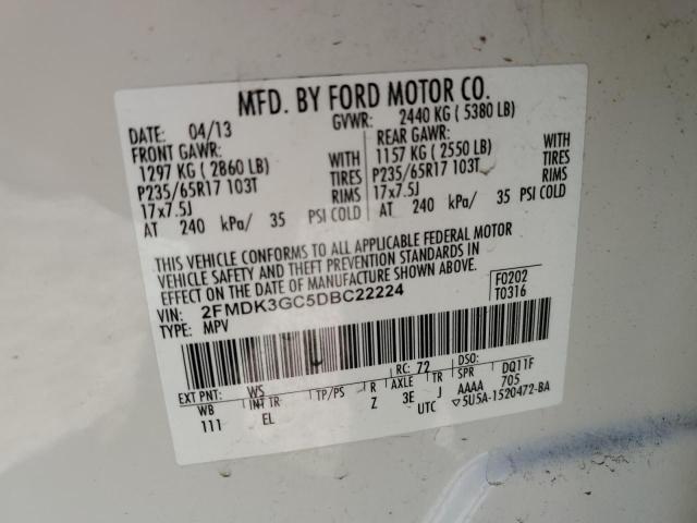 Photo 11 VIN: 2FMDK3GC5DBC22224 - FORD EDGE SE 