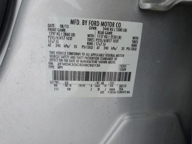 Photo 13 VIN: 2FMDK3GC5DBC92130 - FORD EDGE 